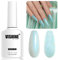 Vishine 16ml Smalto Perlato Gel Semi Permanente, lucido Gel Glitter Smalto Perlato Smalto per Unghie con Guscio metallico gel Smalto M160