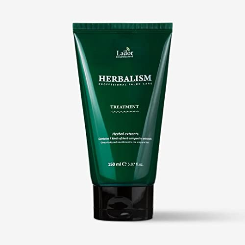 LA'DOR Herbalism Hair Treatment 150 ml Regenerierende Haarbehandlung Mit 7 Arten Kräuterextrakten 20 Arten von Aminosäuren Kombiniert Geschädigtes Krauses Haar Pflegen