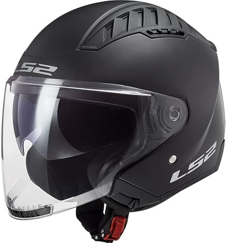LS2, Jet-Motorradhelm COPTER II SOLID Matt Black, L