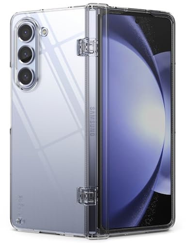 Ringke Slim Cerniera Compatibile con Cover Samsung Galaxy Z Fold 5 5G, Custodia Trasparente Protezione Hinge con Ottima Grip Calza Perfetta - Clear