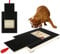 JTWEB Dog Nail Scratch Board File - Wooden Dog Nail Grinding Pad with Built-in Snack Box and Sandpaper for Paws Care