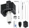 HIKUDIY Kit Hotend per Bambu Labs X1/X1C 3D Printer, con blocco riscaldante in rame placcato, ugello in acciaio temperato, calza in silicone per Hotend, termistore (non per P1S/P1P)