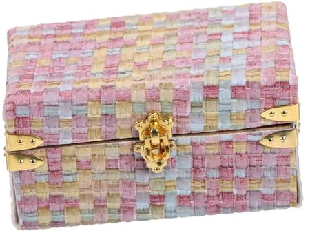 Toyvian Kasten Mini-Koffer Spielhausmodell Stellen Sie Sich Vor, Sie Spielen EIN Zubehör Für Puppenmöbel Mini-hauskoffer 1:12 Miniaturkoffer Hölzern Puppenhaus Ob11 Aufbewahrungskiste