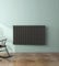 600 x 1020mm Bathroom Radiator Anthracite Horizontal Column Radiators Flat Panel Bathroom Designer Single