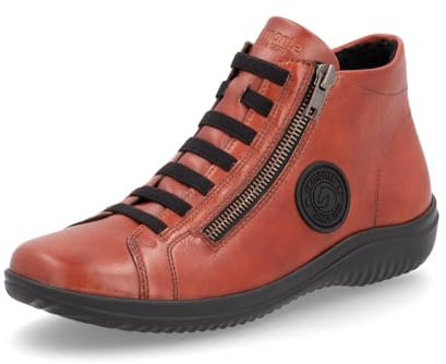 Remonte Damen Low-Top Sneaker D1E70, Frauen Halbschuhe,lose Einlage,Sportschuhe,Freizeitschuhe,Turnschuhe,Laufschuhe,schnürschuhe,orange (38),43 EU