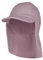 Sterntaler Schirmmütze Nacken Musselin - Mädchen Mütze aus Baumwoll Musselin (Bio) - UV-Schutz 50+ Sonnenhut mit Nackenschutz - Baby- und Kinder Sommer Kopfbedeckung - pastellviolett, Größe 49