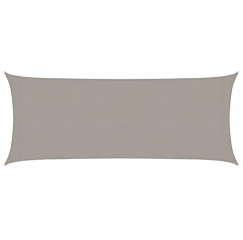 vidaXL Toldo de Vela Rectangular HDPE Gris Claro 160 g/m² 2x4,5 m, Vela de Sombra de Sol, Vela de Sombra, toldo de Patio, Vela de Sombra Solar