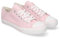 85288 Zapatilla Plana de Mujer, Comoda, con Material de Lona, Estilo Bamba Casual, y Cierre de Cordones Pink Talla 41