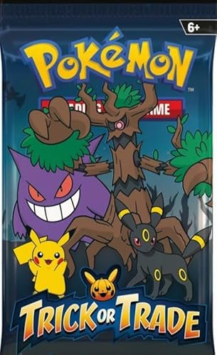 1x Trick or Trade 2024 Booster - Englisch Trick or Treat PKM Halloween Booster+ Heartforcards® Versandschutz