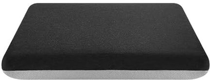 CLXLYU Bürostuhl Kissen Latex -Sitzkissen Zur Linderung Von Hüftschmerzen, Abnehmbarem Und Waschbarem Quadratbürostuhlkissen-Gestricktes Grau-40X40X6Cm