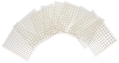 Didiseaon Face Pearl Stickers Self Adhesive Pearl Beads for Hair Decorative Gems