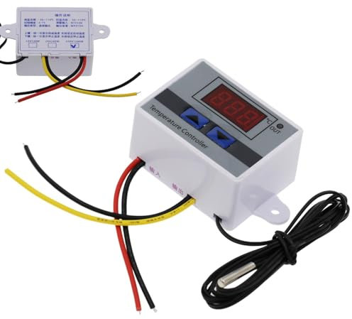 Digital Heat Thermostat, Temperature Control Instrument, Temperature Controller for Heats Mats, Thermostat for Heat Control, Digital Temperature Control for Heat Controls
