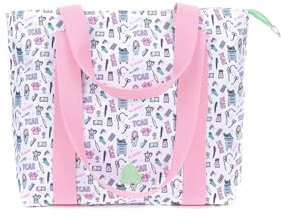 Enfermera en apuros BOLSO TCAE, 33 x 45 cm, Algodón, Unisex, Sanitarios, Todo público, Rosa, Aguamarina, Violeta, Azul