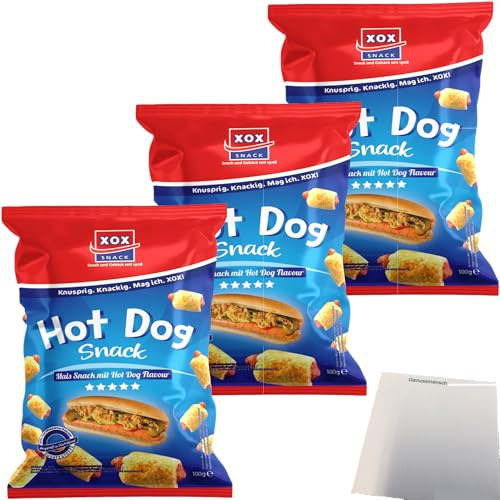 usy Bundle für XOX Hot Dogs 3er Pack (3x100g Beutel) + usy Block