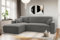 AXLIVING Catea Eckschlafsofa mit Bettkasten L – Graue Eckcouch 279 cm