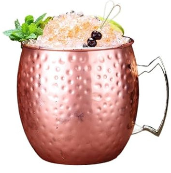 JBKJGWYA 5L Mule Copper Mug Metal Mug Stainless Steel Beer Wine Coffee Cup