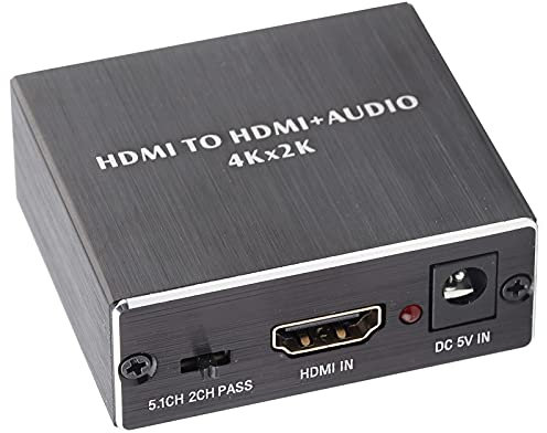 Tnfeeon Der 4K -Teiler Konvertiert für eine Verbesserung des Hohen -TV, um die Ausgabe von +3,5 Mm zu Verbessern, um die Qualität von zu Verbessern