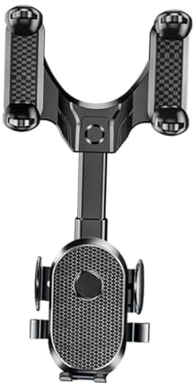 TINEASUR Auto Rückspiegel Handyhalterung Drehbar Multifunktionaler Spiegelhalter für Smartphone Sicherer Freihändiger Halt und Flexible Winkelverstellung Fahrt