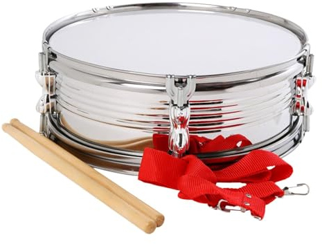 MagiDeal Caisse Claire de 13 Pouces, Instrument de Musique éducatif avec Baguettes, Tambour de Marche pour Enfants, Instrument de fête, Cadeau