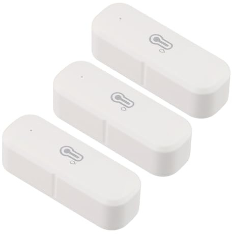 UTTASU Smart Temperatur- und Luftfeuchtigkeitssensor für TUYA, WiFi Hygrometer Innen mit 3er-Pack Funk-Detektor, -20°C bis 60°C ±1°C ±5% RH, App Fernüberwachung & Automatisierung