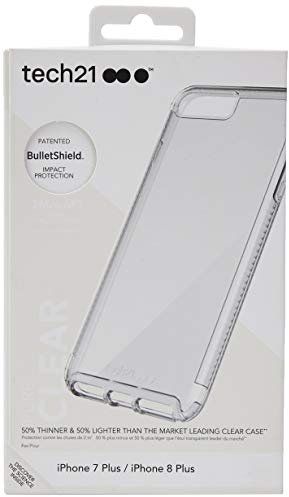 Tech21 Pure Clear - Protective Phone Case for iPhone 7 Plus / 8 Plus - 5.5 inches