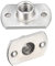 sourcing map M6 Carbono Acero Losa Base Forma T 2 Saliente Soldar Tuercas Paquete de 25