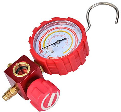 Herramienta de Refrigeración de Aire Acondicionado de Alta Presión del Colector de Freón de Diagnóstico para R22 / R410A / R134A / R407C con mirilla G1 / 4
