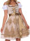 Lifos 0220 Dirndl Germandress 3Tlg. Oktoberfest Gr.34 bis 52 !ORIGINAL (0600Khaki, 40)