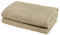 sleepling Marina 2er Set Duschtuch, 100% Baumwolle 550 gr./m², Kordelaufhänger, Design Bordüre, Ökotex 100, 70 x 140 cm, Sahara beige