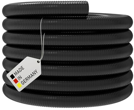 Teichschlauch *SCHWARZ Pumpenschlauch Förderschlauch Spiralschlauch Pumpen Druckschlauch Saugschlauch (38 mm (1 1/2) - 20 Meter)