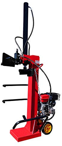 CROSSFER Holzspalter HSP13T-G6,5 13 Tonnen Spaltkraft / 104 cm Spaltlänge/Benzinmotor 6,5 PS 4 Takt OHV luftgekühlt / 2 Hand Bedienung/große Transporträder/hohe Spaltkraft