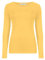 janisramone Womens Ladies Round Neck Long Sleeve T-Shirt Stretchy Plain Fitted Basic Jersey Casual Tee Top Mustard