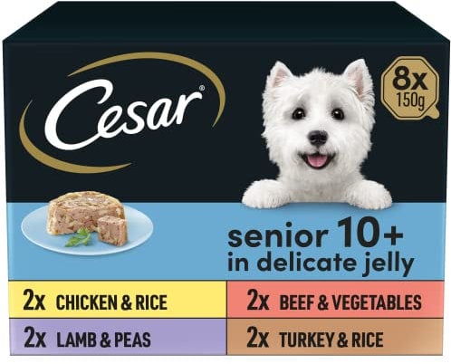 CESAR Senior 10+ in Delicate Jelly 8x150g