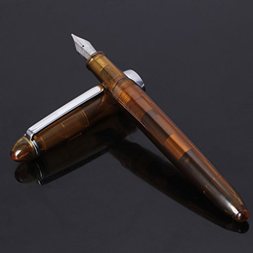 ZIRAN JINHAO 992 Transparent Fountain Pen 0.5mm Stationery Supplies Writing Tools Gift Fountain pen-Plastic+Metal