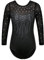 ZNYUNE Kinder Gymnastik Trikot mit Pailletten Mädchen Gymnastikanzug 3/4 Hülse in Tüll 272 Black 12A
