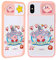 Joyleop Push Kiry Schutzhülle für iPhone X/XS 14.7 cm, Cartoon-Hülle, einzigartiger Anime-Kawaii, lustig, niedlich, cool, modisch, stilvoll, hübsch, Schutzhülle für Mädchen, Damen, für iPhone X/XS
