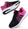 Youecci Femmes Baskets de Courses Running Chaussures de Sport Outdoor D'athlétisme Sports Course Fitness Gym Athlétique Sneaker Noir Rose Rouge 44 EU