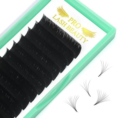 Easy Fan Lashes CC-0.07-8-15 Eyelash Extensions C D curl Easy Fan Russian Lashes Self Fanning Lashes Automatic Blooming Lashes(CC-0.07,8-15 mix)