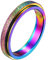 Richsteel Anti-Stress-Ring Mann Drehen Ringe Mann Allianz Mann Mann Edelstahl Viking Schmuck Mann Frau 4 mm Breite Farbe Muticolor Größe 69
