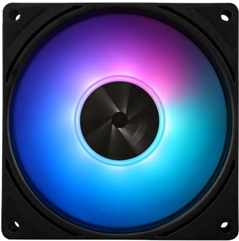 Thermalright TL-P9-S Ventilador de CPU Carcasa del ordenador Ventilador ARGB Ventilador silencioso de 4 pines PWM-PC, potente ventilador de refrigeración silencioso de 92 mm, velocidad de 2200 rpm,
