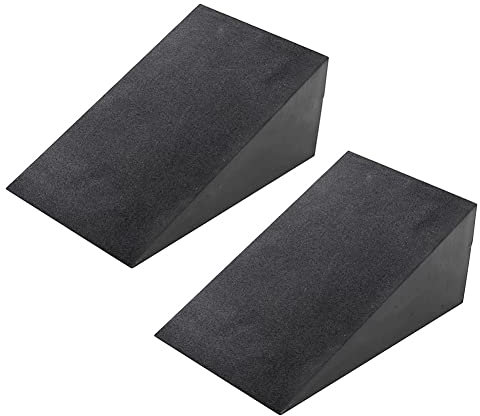 FutureHight 2 StüCke Yogamatten, Verstellbare Kniebeugenrampe, Neigungsbrett Verbessern die Kraft für Kniebeugen und Kreuzheben