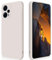 GiiYoon Coque pour Xiaomi Poco F5 5G/Redmi Note 12 Turbo Case en Silicone, Etui de Protection Antichoc Etui Housse Silicone Ultra-Mince avec Couche Intérieure en Fibre et Protection pour Caméra, Blanc