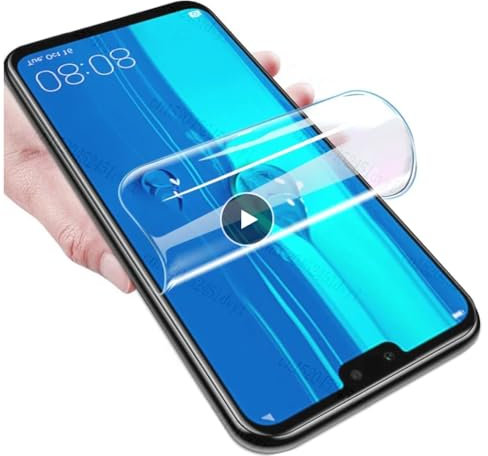 Renwox 2pcs Film Hydrogel Haute Sensibilité pour Huawei P20 lite 5.84 Protecteur d'écran Transparent Flexible HD Antidéflagrant Fingerprint Unlock film Hydraulique