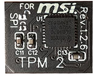 Booso Módulo de Seguridad para Cifrado 2.0 Tarjeta Remota Módulo de Seguridad SPI TPM2.0 un 12 Pin para Placa Madre