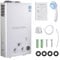 Calentador de Agua de Gas Propano GPL 12L, Calentador de Agua Instantáneo Sin Tanque 24kw con Kit de Ducha, Quemador de Caldera para Acampar, Rv, Casa