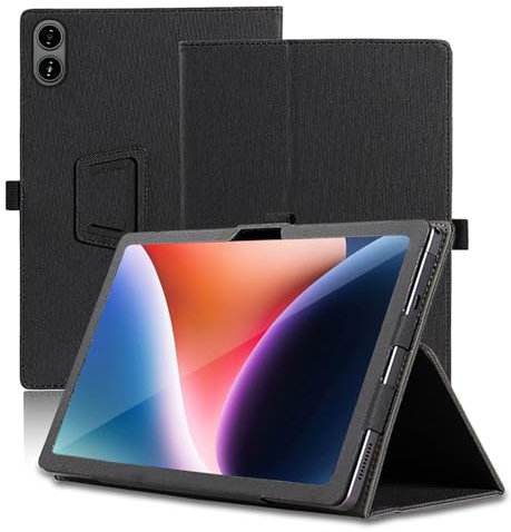 Envibe Hülle für AGM PAD P2 11 Zoll, AGM PAD P2 Tablet Schutzhülle, Klappständer Schutzhülle mit Stifthalter und Handschlaufe, Umfassender Schutz. (Schwarz)