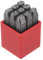 QUARKZMAN 9Stk Nummer Stempel Set 5/16 8mm Hoch Werkzeug Stahl 0-9 Stanze Presse Werkzeuge Metall Stempel Set Hammer Hand Stanzer für Metall Kunststoff Holz Leder Messing Prägung