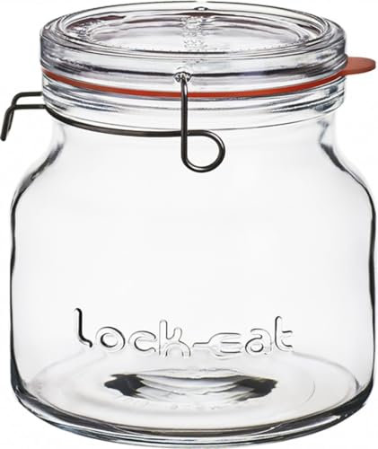 Vorratsglas Lock Eat mit Bügelverschluß und Dichtungsring - Inhalt 1,5L - 1 Stück