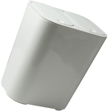 Alipis Poubelle Classée À Double Compartiment Avec Couvercle Élégant Et Pratique Pour Salon Cuisine Bureau