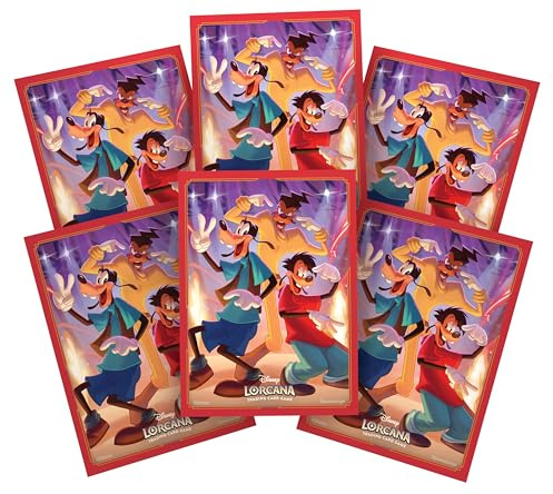 Ravensburger Disney Lorcana Trading Card Game - 65 Goofy Card Sleeves - Set 9 Fabled for Adults and Kids Age 8 Years Up - Collectable TCG